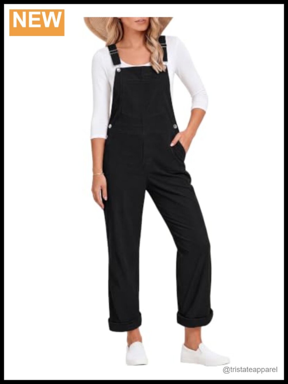 Corduroy Overalls Loose Fit Baggy Straight Adjustable Straps Bib Jumpsuit